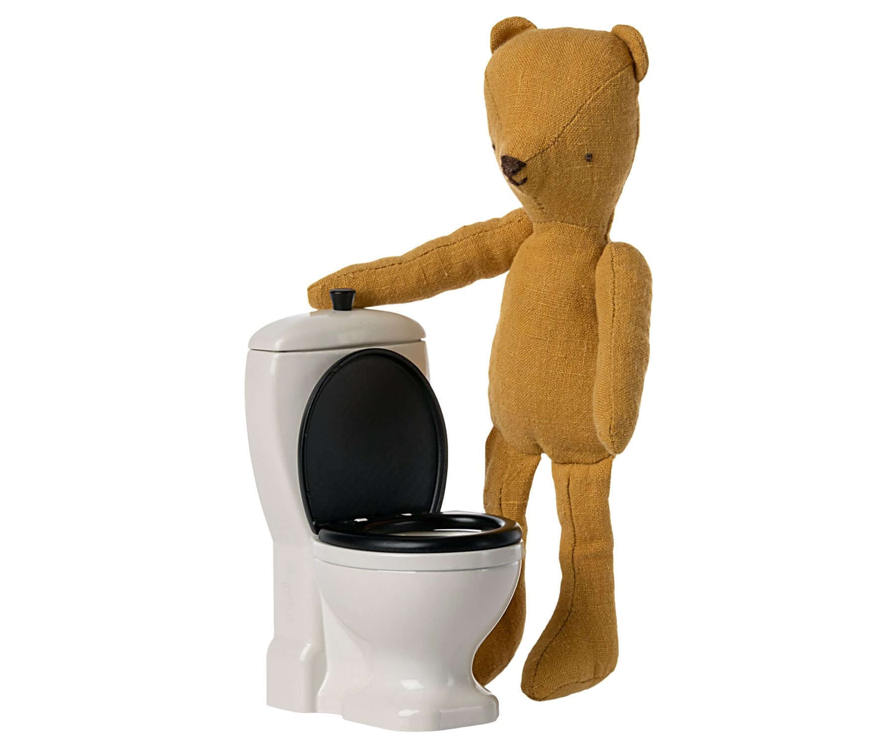 Maileg, Miniature Toilet (Teddy & Rabbit) - Image 5