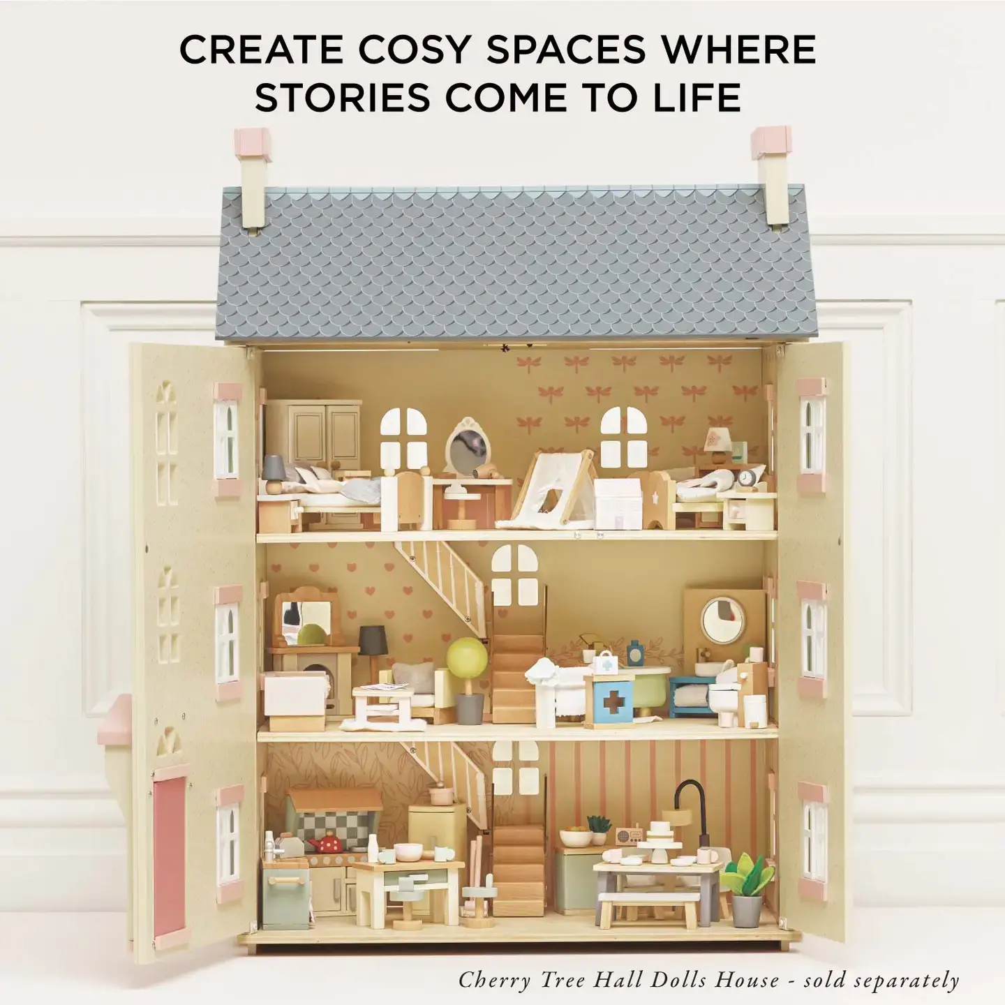 Le Van, Wooden Dolls House Bathroom Furniture - Image 6
