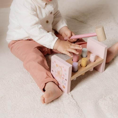 Little Dutch, Wooden Hammer Bench - Fairy Garden - Image 6