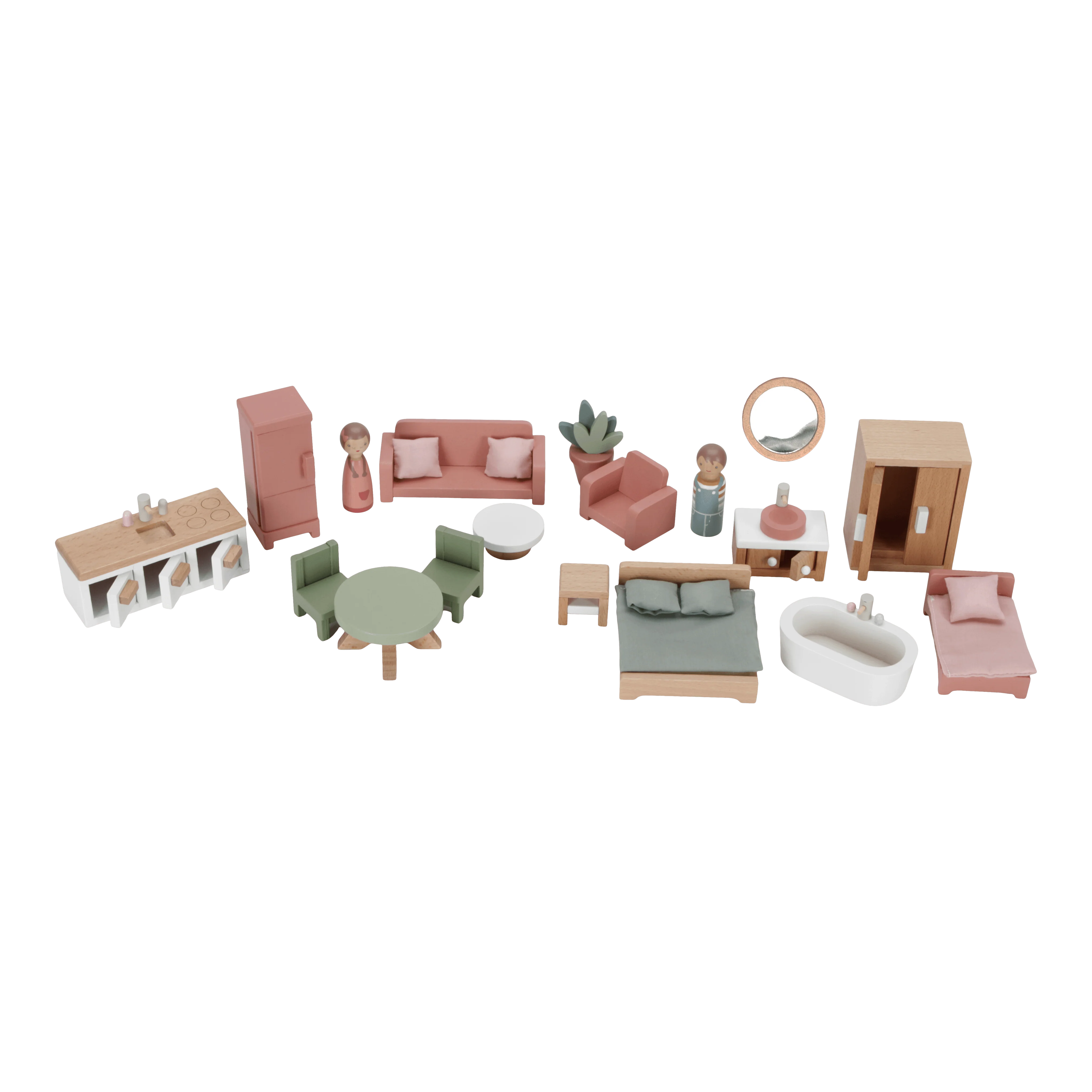 Little Dutch, Wooden Dollhouse Medium FSC - Image 8