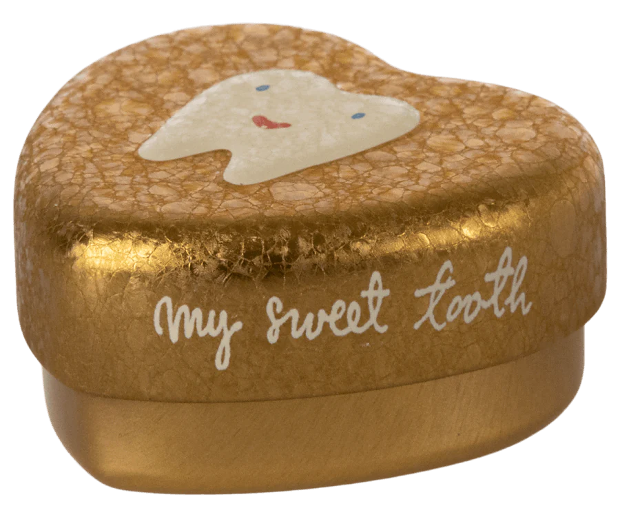 Maileg, Tooth Box, Small - Gold - Image 4
