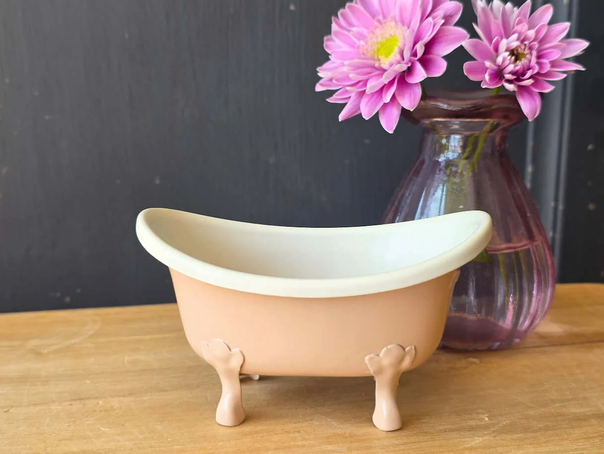 Maileg, Bathtub, Mouse - Rose - Image 2