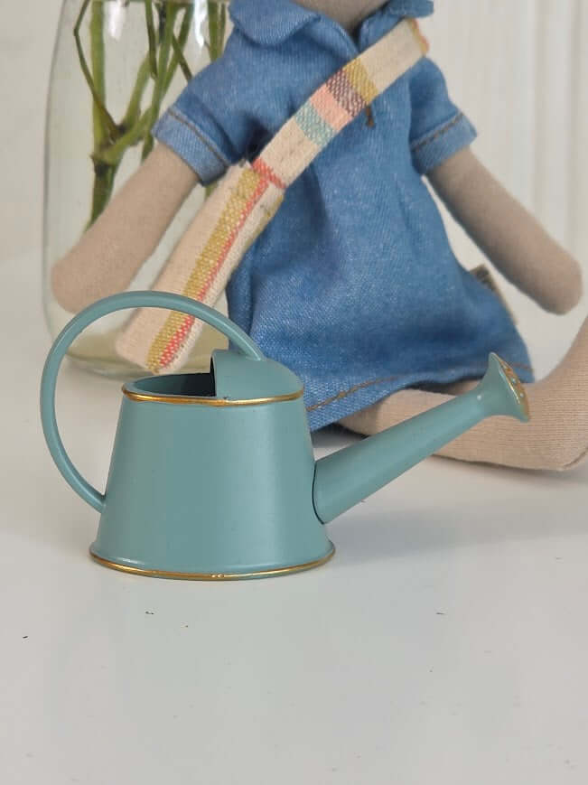 Maileg, Watering Can, Mouse - Light Blue - Image 4