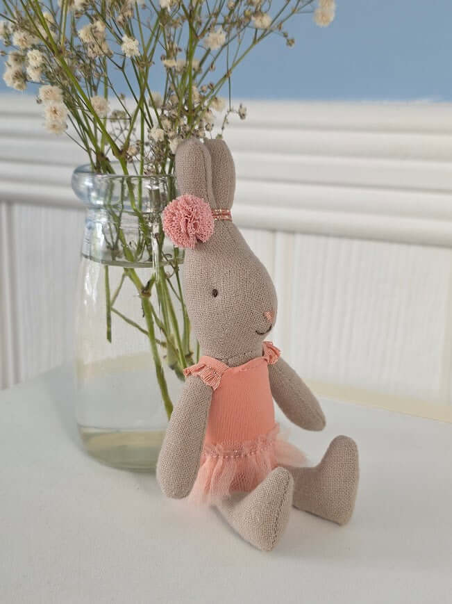 Maileg, Micro Rabbit in Pink Ballerina Outfit - Image 5