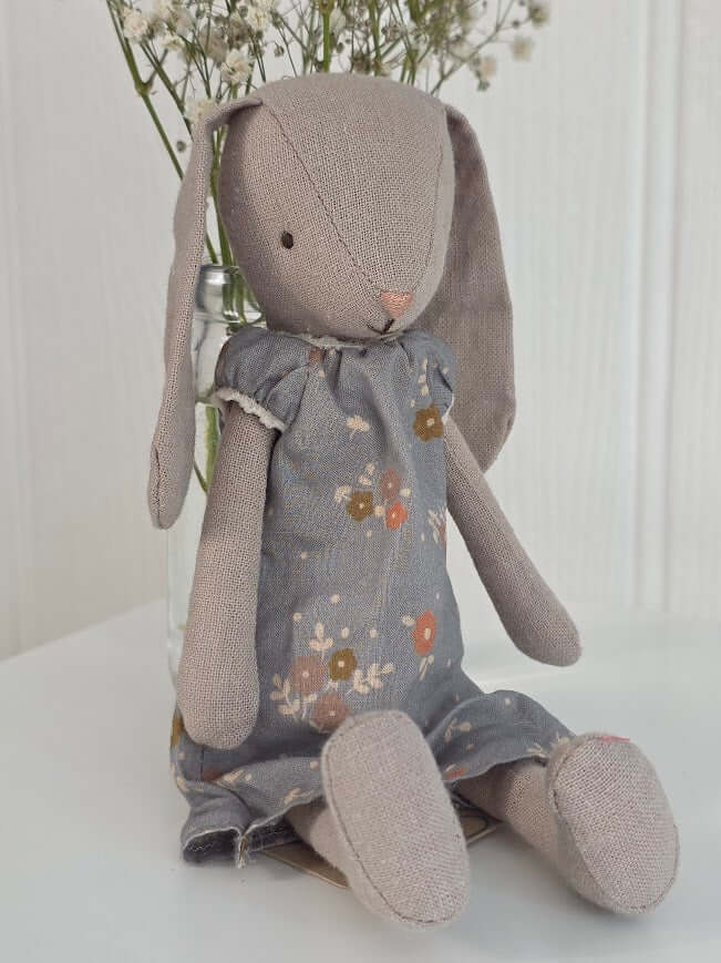Maileg,  Size 1 Bunny In Floral Dress - Image 4