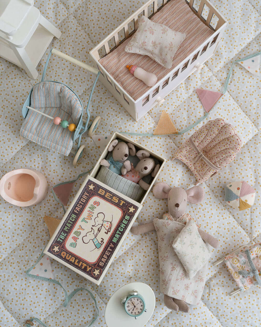 Maileg, Baby Twin Mice in Matchbox - Image 6