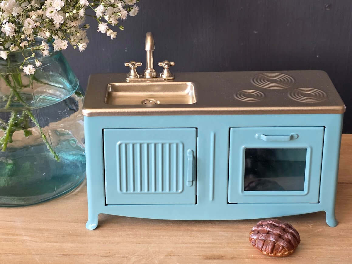 Maileg,  Kitchen, Mouse - Blue - Image 7