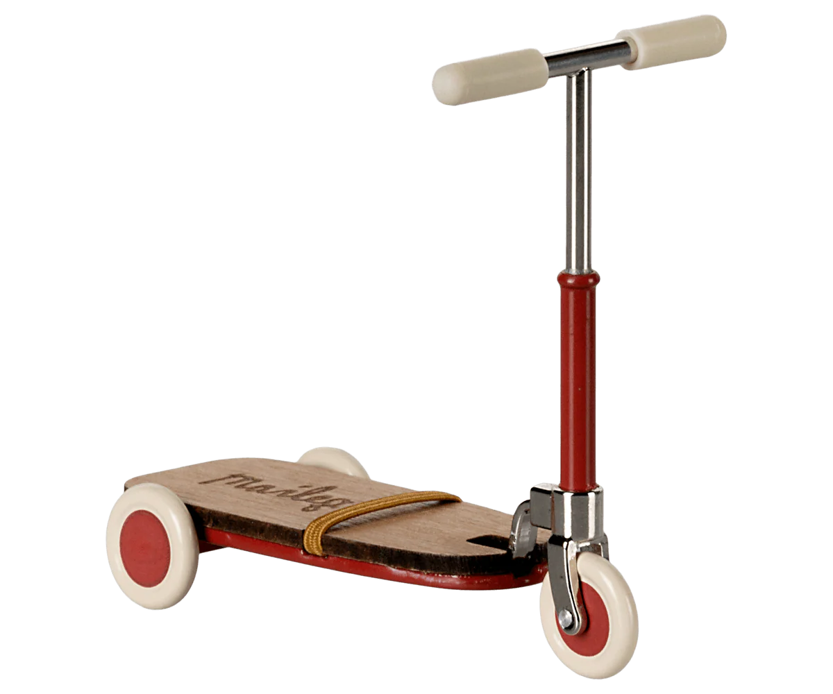 Maileg, Kick Board, Mouse - Red - Image 7