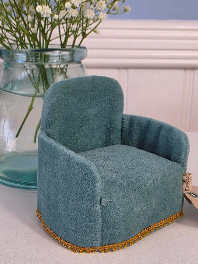Maileg, Folding Chair, Mouse - Mint - Image 5