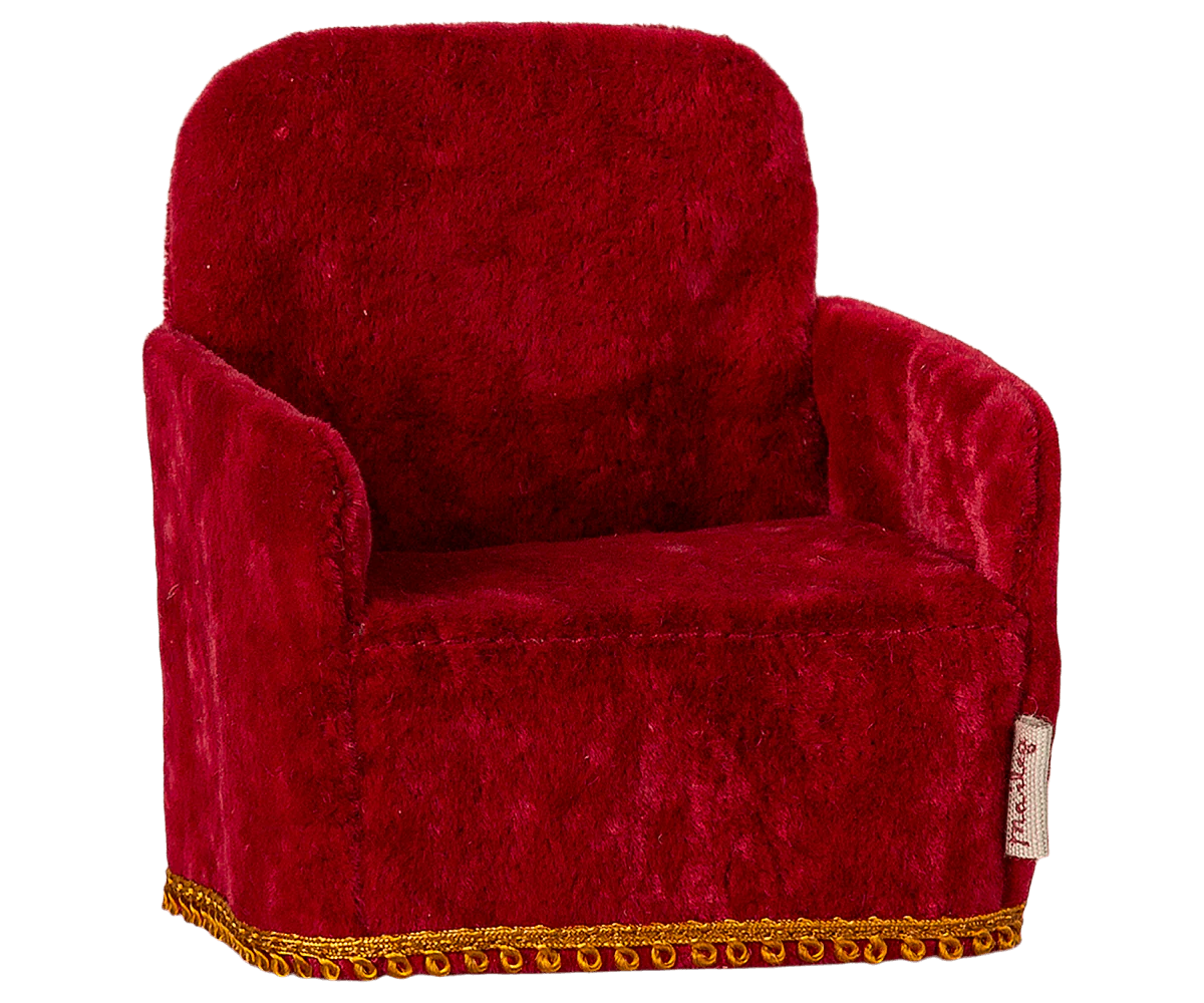 Maileg, Folding Chair, Mouse - Red - Image 5