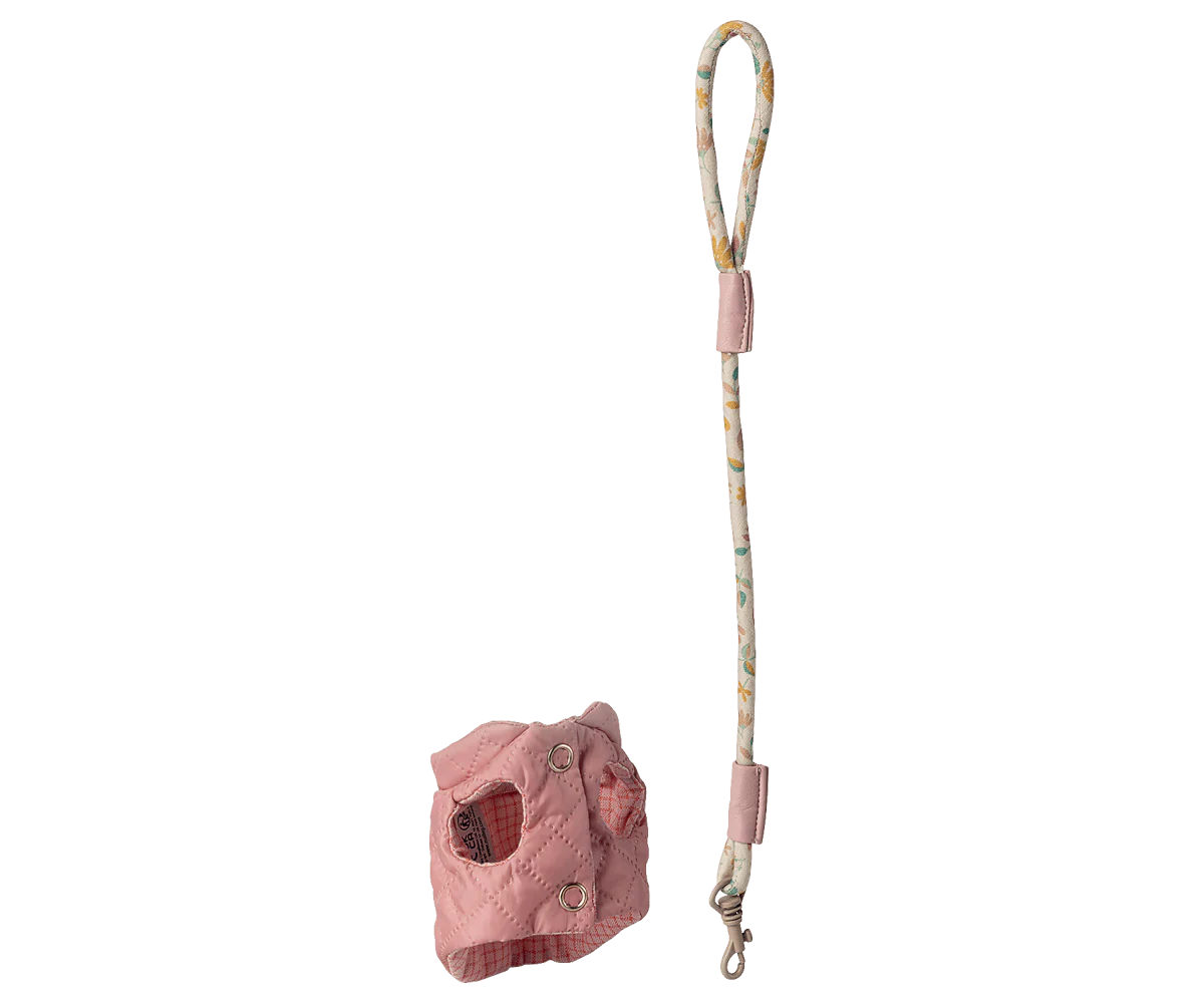 Maileg, Pet Supply, Harness and Leash - Rose - Image 7