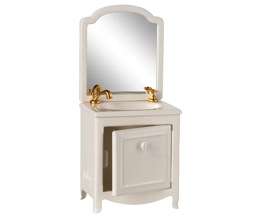 Maileg, Sink Dresser, Mouse - Off White - Image 8