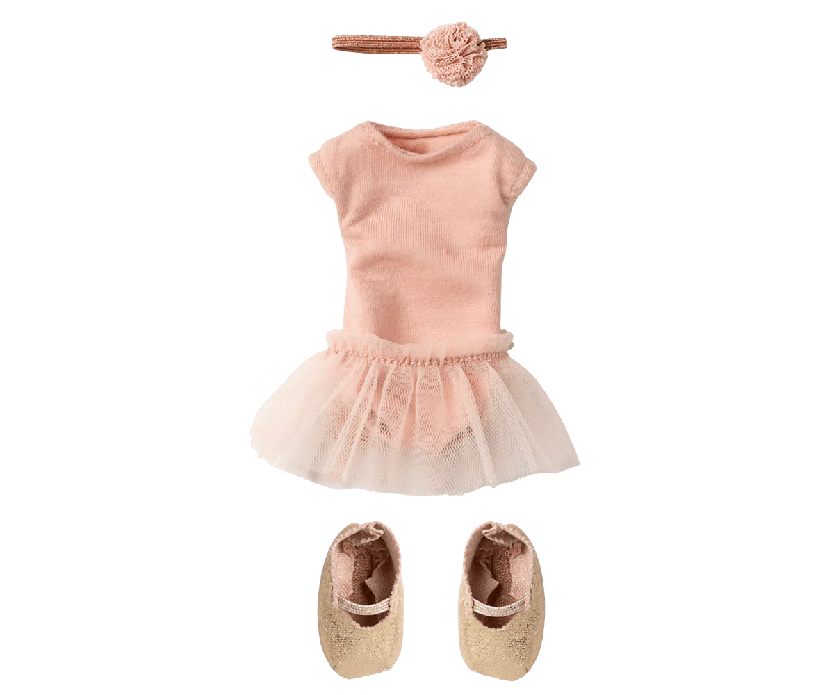 Maileg, Size 2, Ballet Suit & Skirt Rose - Image 3