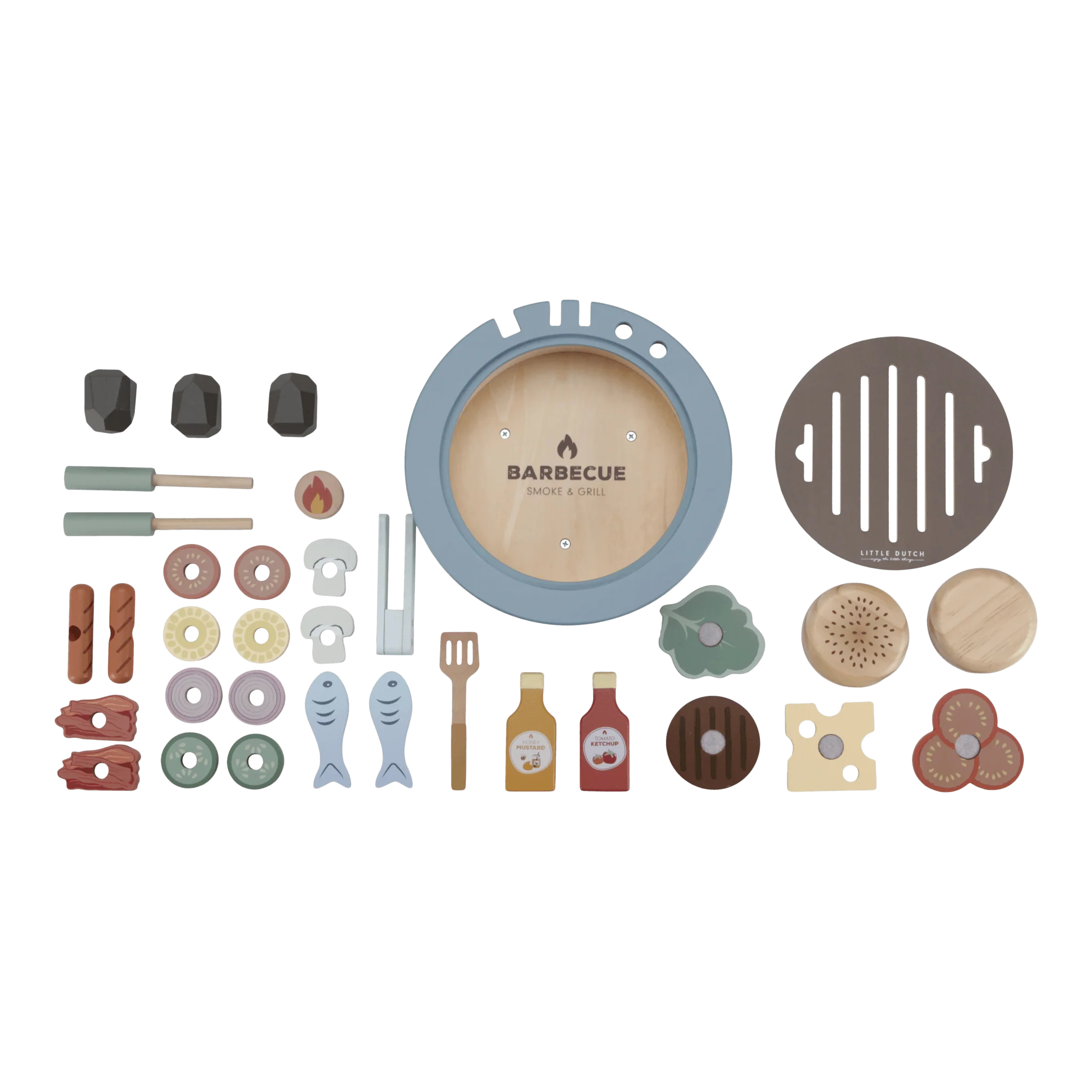 The Little Dutch, Barbecue Toy Set - Image 9